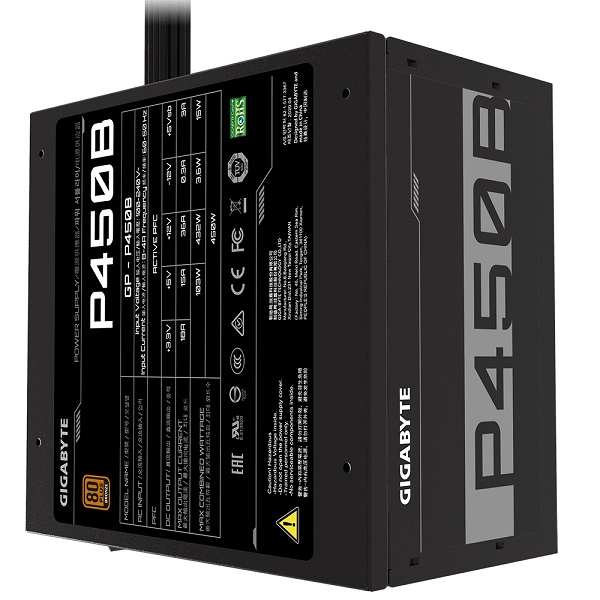 Napajanje GIGABYTE P450B (450 W, 20+4 pin ATX, ATX) crno-1