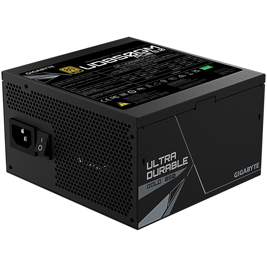 Napajanje GIGABYTE GP-UD850GM PG5 (850 W, 20+4 pin ATX, ATX) crno-2