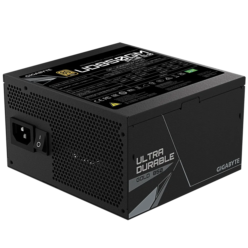 Napajanje GIGABYTE GP-UD850GM PG5 (850 W, 20+4 pin ATX, ATX) crno-8