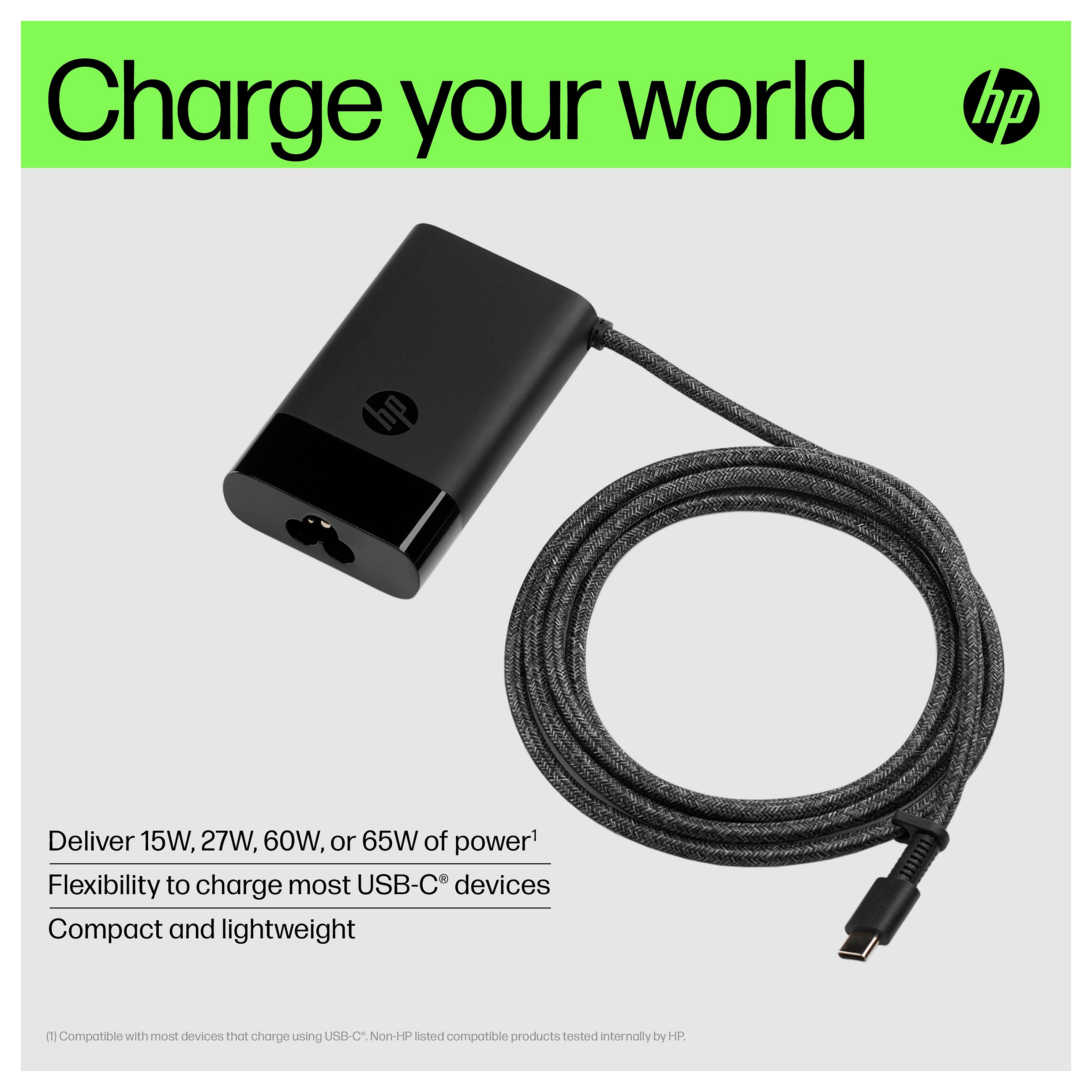 Punjač HP USB-C 65W - KORIŠTENI jamstvo 6 mjeseci-2