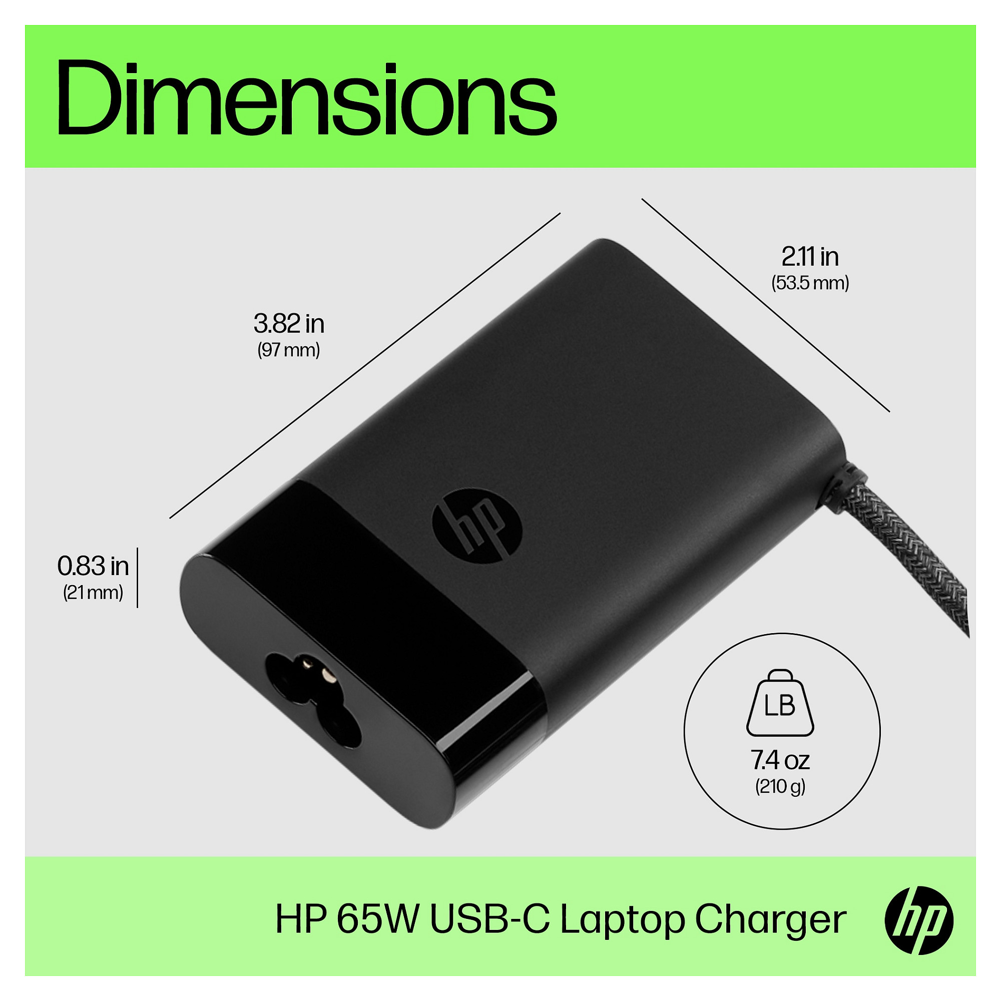 Punjač HP USB-C 65W - KORIŠTENI jamstvo 6 mjeseci-6