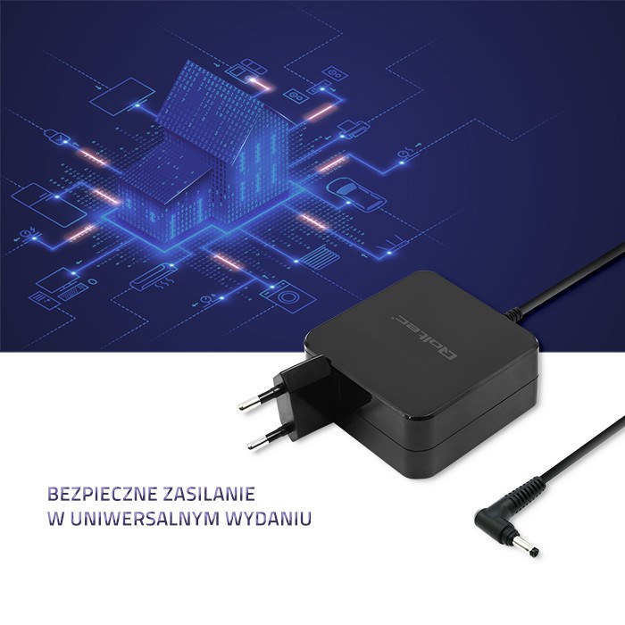 Adapter za napajanje za Huawei Qoltec 51751 (65W, 19V, 3.42a, 4.0*1.7)-7