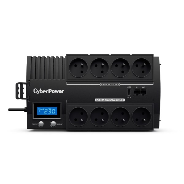 UPS CYBERPOWER BR1000ELCD-FR uninterruptible power supply (1 kVA, 600 W, 8 AC outlet)-1