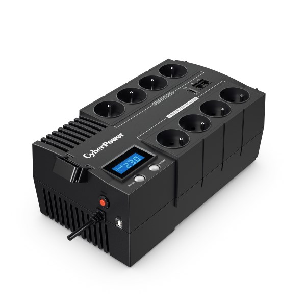 UPS CYBERPOWER BR1000ELCD-FR uninterruptible power supply (1 kVA, 600 W, 8 AC outlet)
