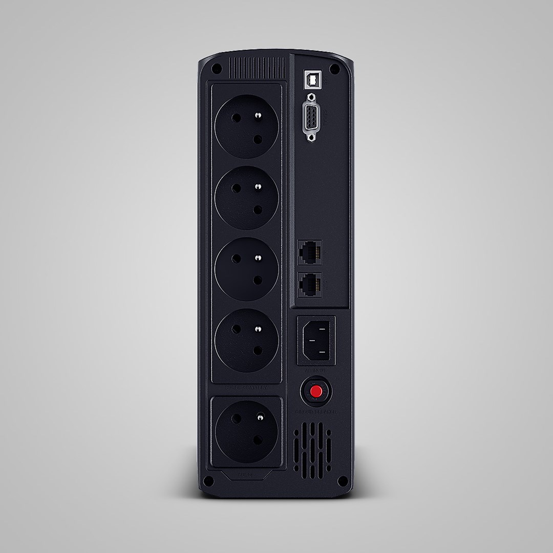 Neprekidno napajanje UPS CYBERPOWER Tracer III (Line-Interactive, 1.6 kVA, 900 W, 5 AC izlaza)-2