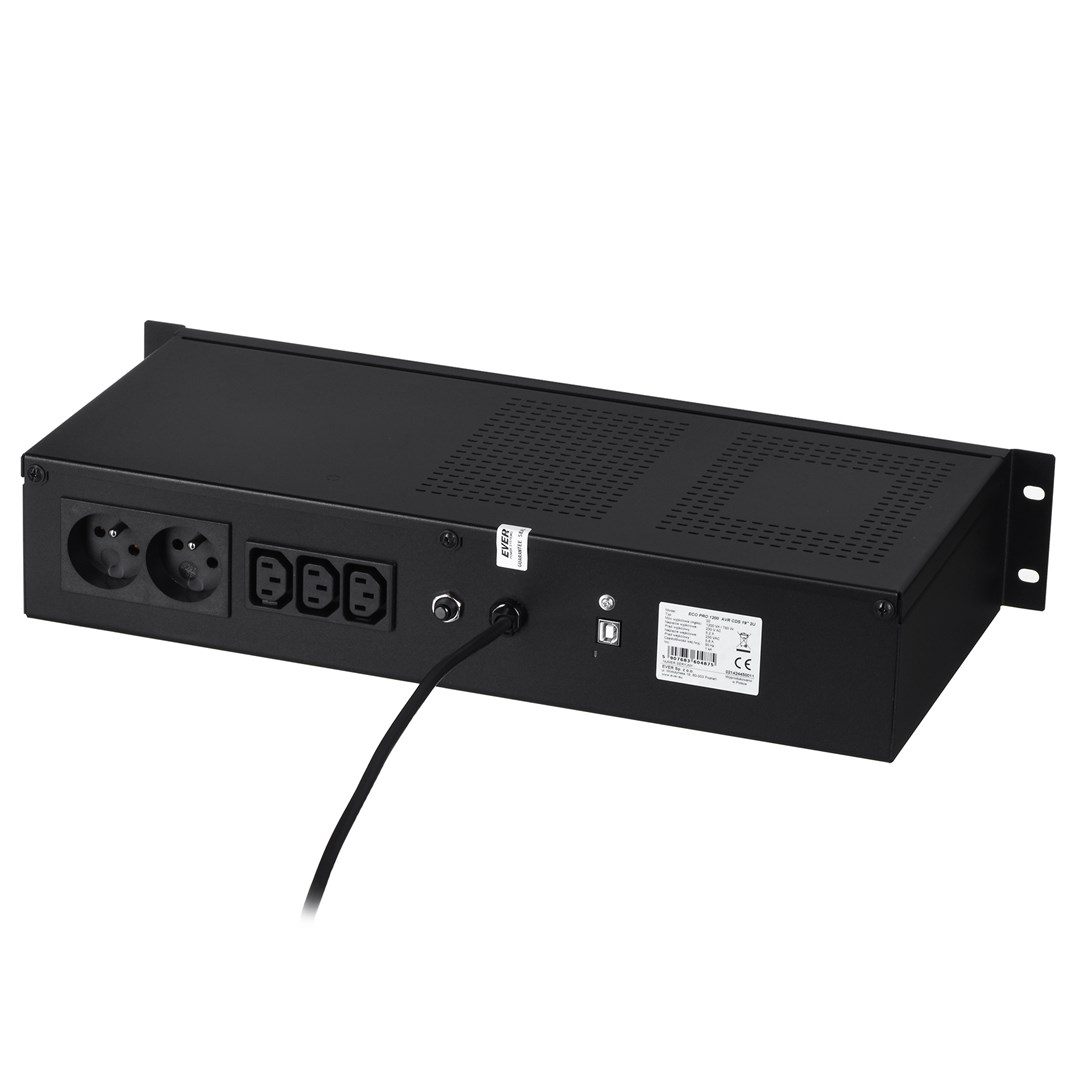 Neprekidno napajanje UPS EVER ECO Pro 1200 AVR CDS W/EAVRRM-001K20/00 (19", 1200VA)-4