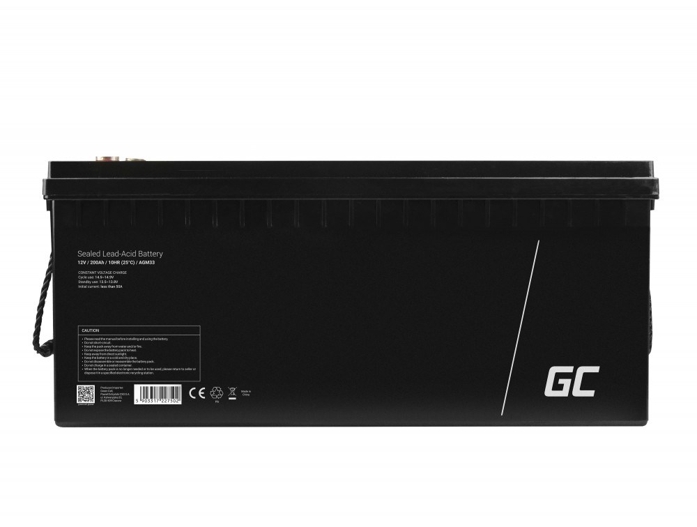 AGM baterija GREEN CELL AGM33 (12V, 200Ah, VRLA)-2