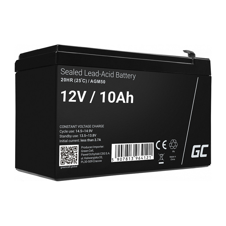 Baterija Green Cell AGM50 UPS 12 V 10 Ah
