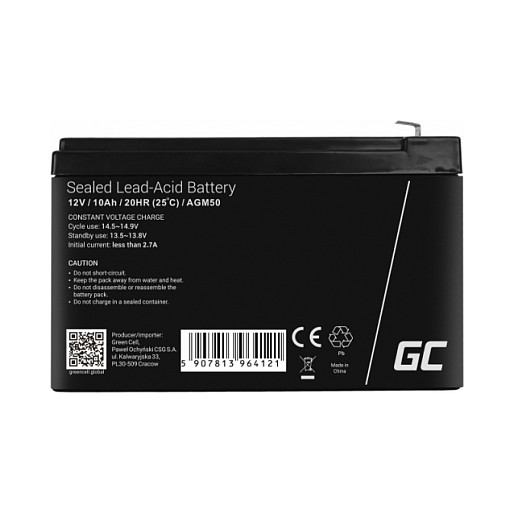 Baterija Green Cell AGM50 UPS 12 V 10 Ah-4