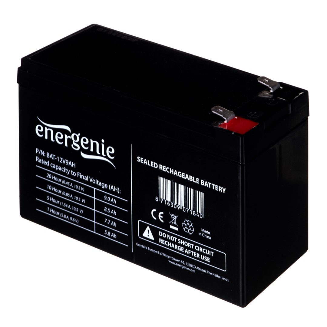 UPS baterija GEMBIRD BAT-12V9AH ( universal 12V/9AH, gel baterija)-1
