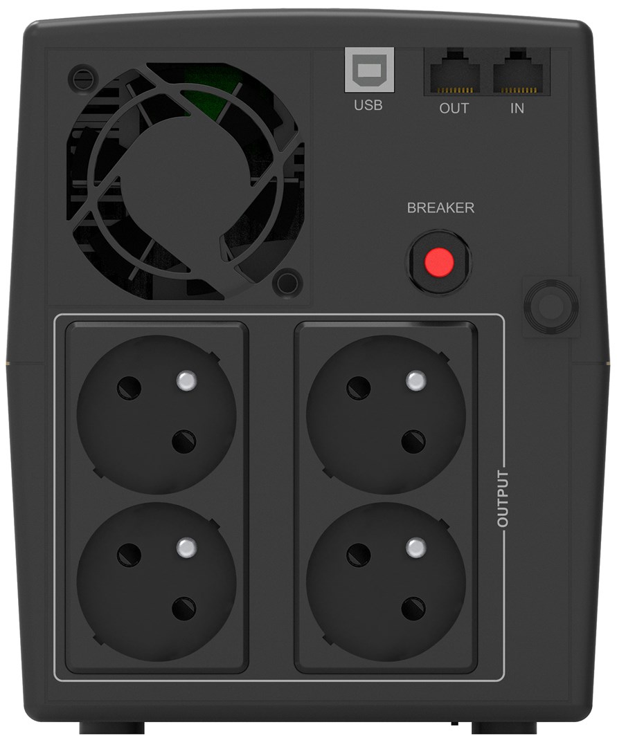 UPS uređaj POWERWALKER VI 1500 STL (interaktivni, 1500 VA, 900 W, 4 AC utičnice)-2