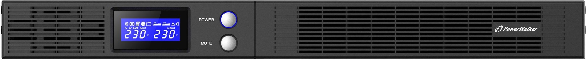 Neprekidno napajanje UPS POWER WALKER VI 750 R1U Line-Interactive (0.75 kVA, 450 W, 4 AC izlaza)-1