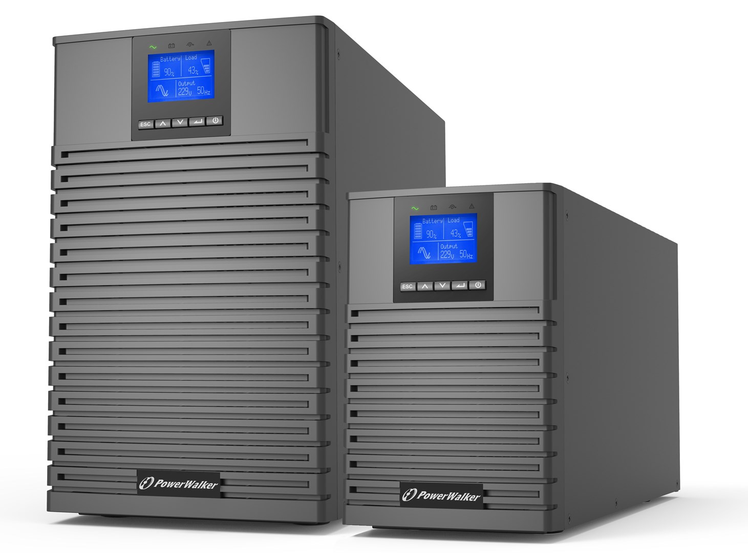 Neprekidno napajanje UPS POWERWALKER VFI 1000 ICT IoT Double-conversion Online (1 kVA, 1000 W, 4 AC izlaza)-6