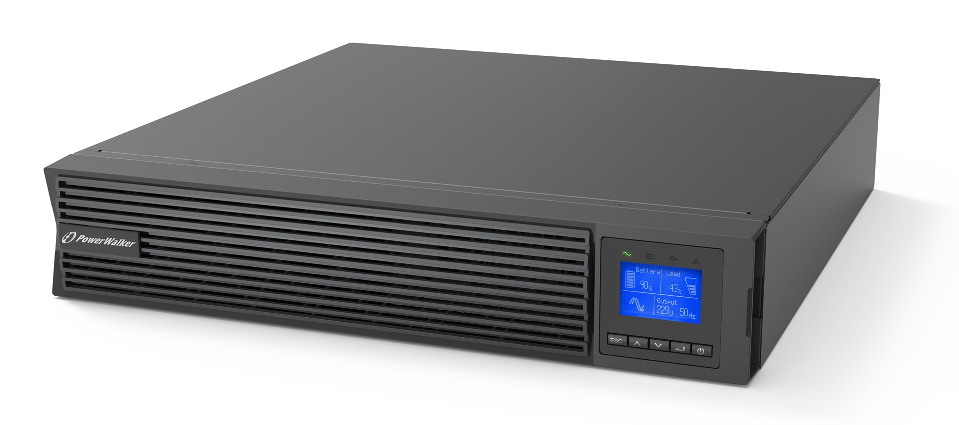 Neprekidno napajanje UPS POWERWALKER VFI 1500 ICR IoT Double-conversion Online (1.5 kVA, 1500 W, 8 AC izlaza)-0
