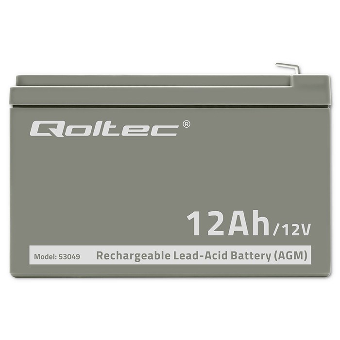 AGM baterija Qoltec 53049 (12V, 12Ah)-3