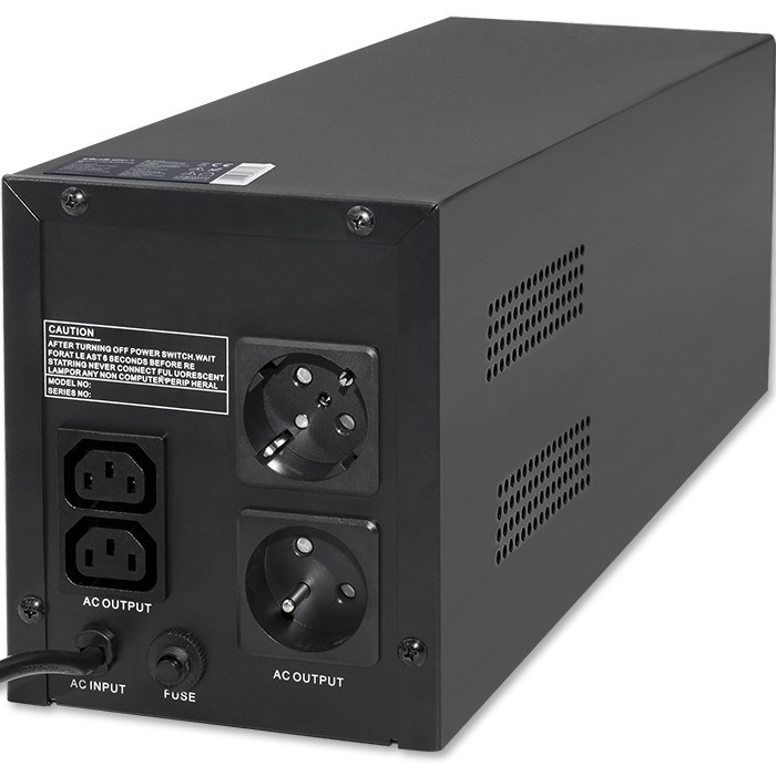 Neprekidno napajanje QOLTEC 53776 (Line Interactive, Monolith, 1500VA, 900W)-1