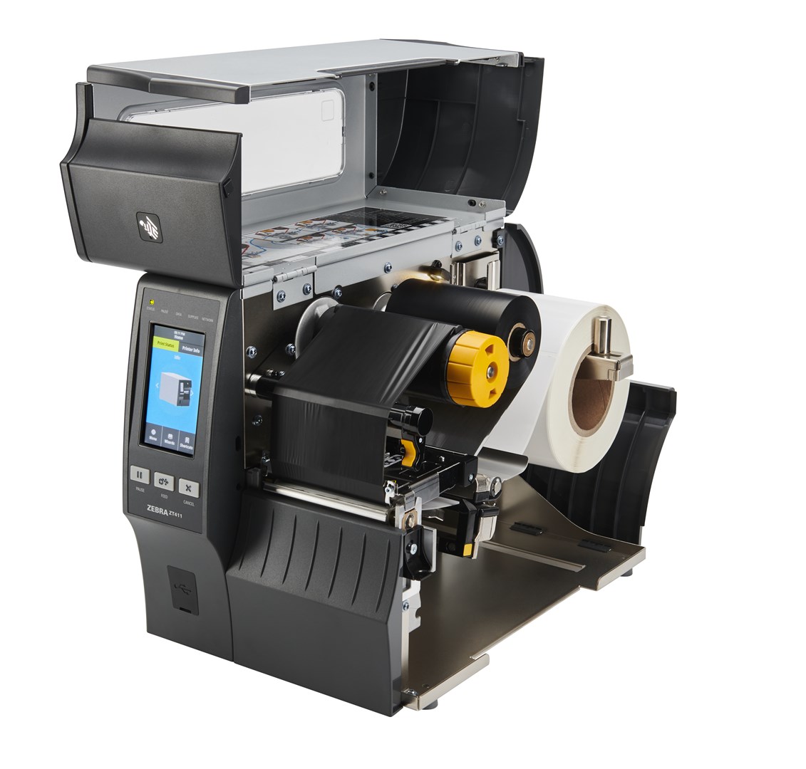 POS printer ZEBRA ZT411 (300 x 300 DPI, žična i bežična veza, direktno termalno / termalni transfer)-1