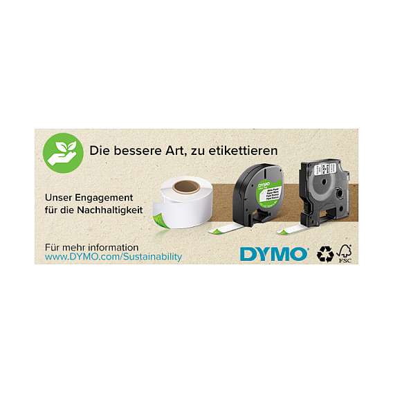 Traka za označavanje DYMO D1 Standard 19mm x 7m (S0720880, crni ispis na bijeloj podlozi)-7