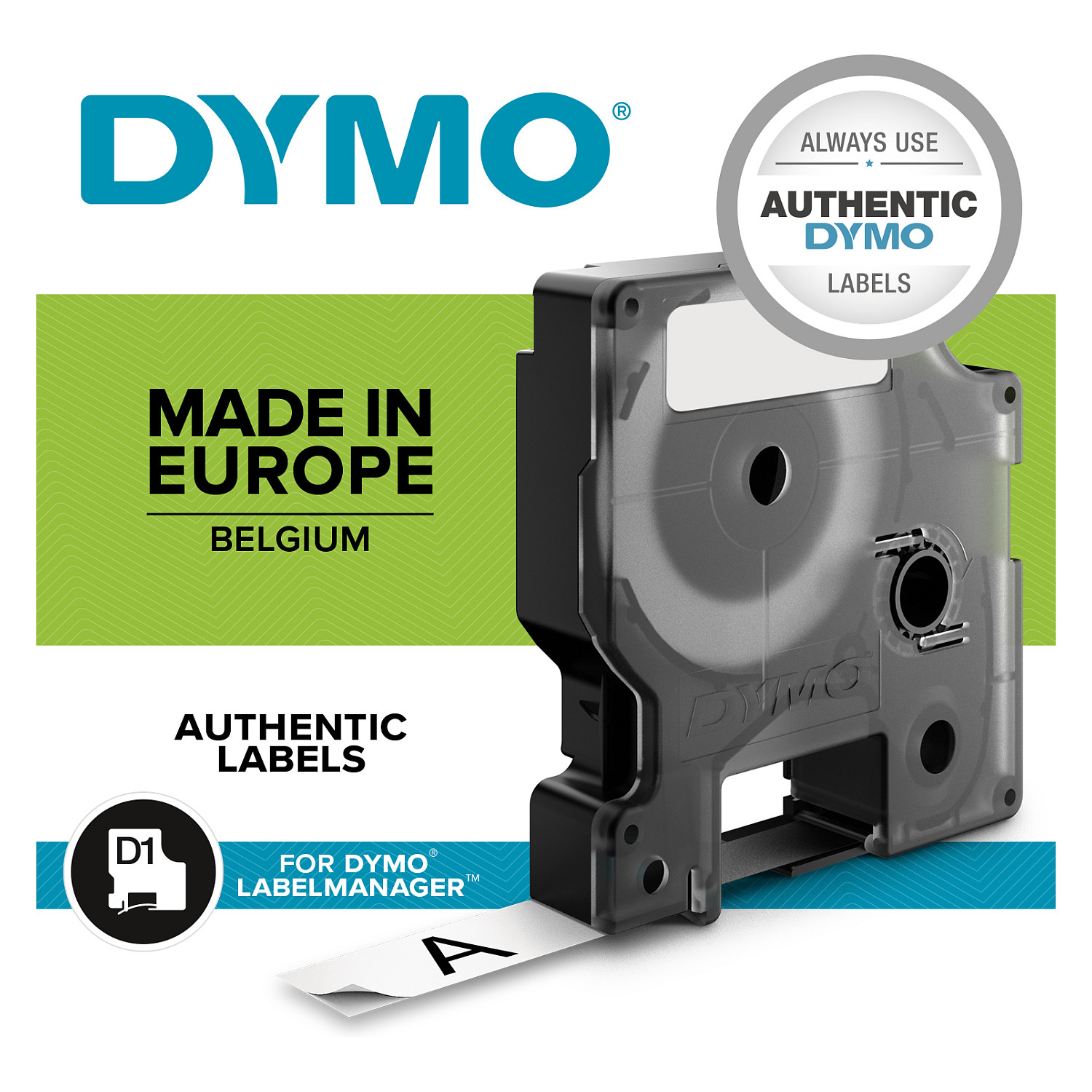 Traka za označavanje DYMO D1 Standard 19mm x 7m (S0720880, crni ispis na bijeloj podlozi)-15