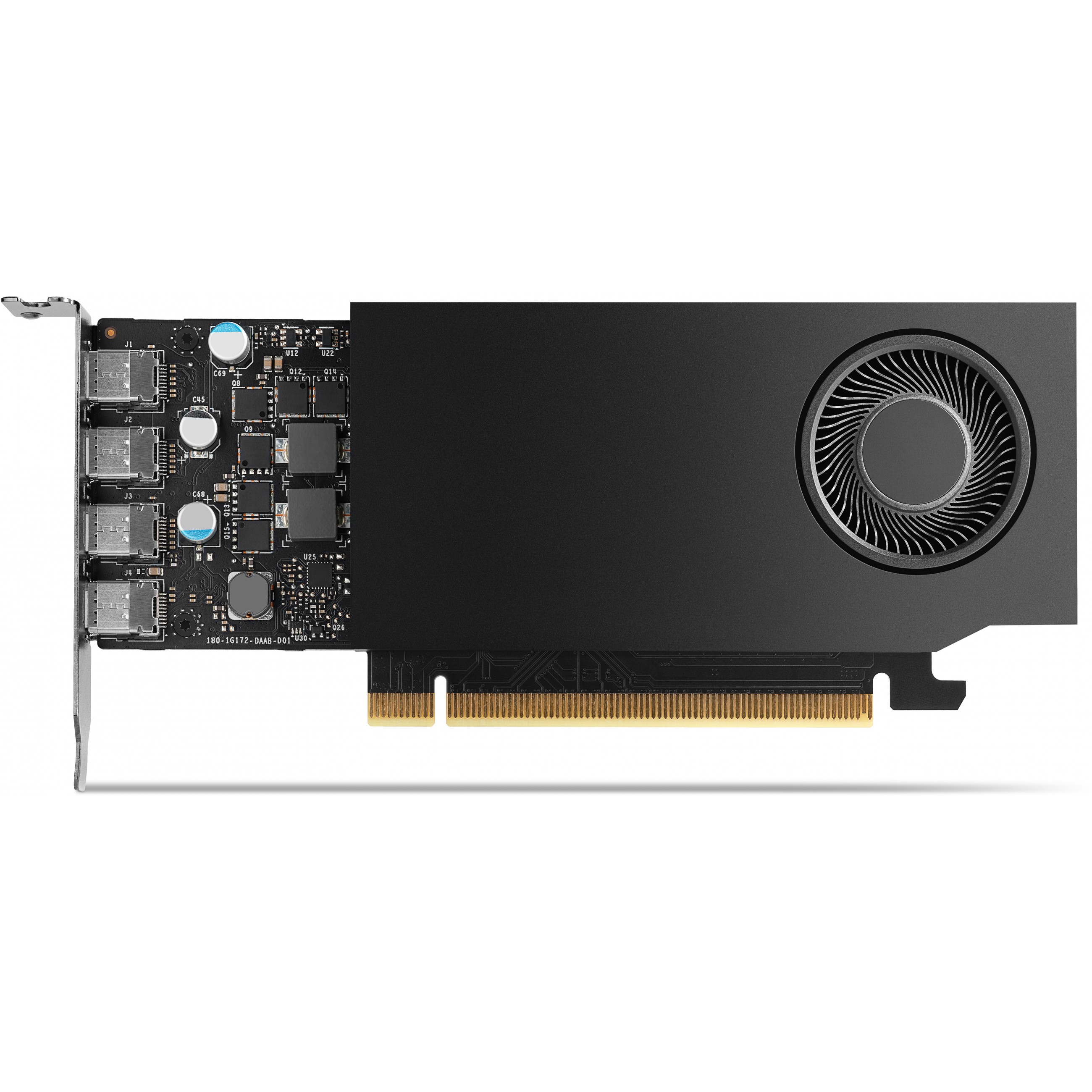 PNY NVIDIA A400 4GB GDDR6 64-bit, Low Profile, PCIe 4.0 x8, Single slot, 4 x Mini DisplayPort 1.4a, 50W, LP bracket, small box-3