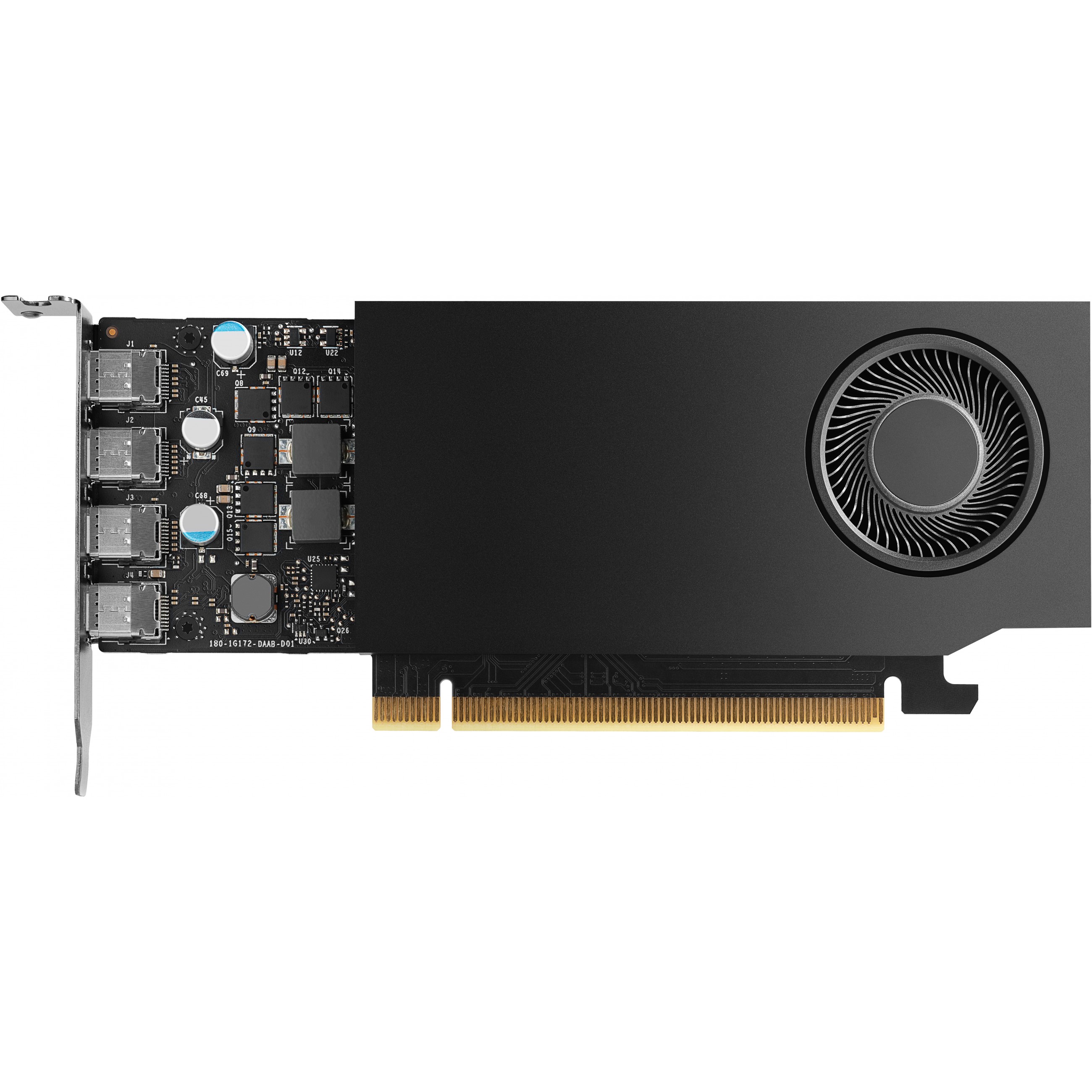 PNY NVIDIA A400 4GB GDDR6 64-bit, Low Profile, PCIe 4.0 x8, Single slot, 4 x Mini DisplayPort 1.4a, 50W, LP bracket, small box-5