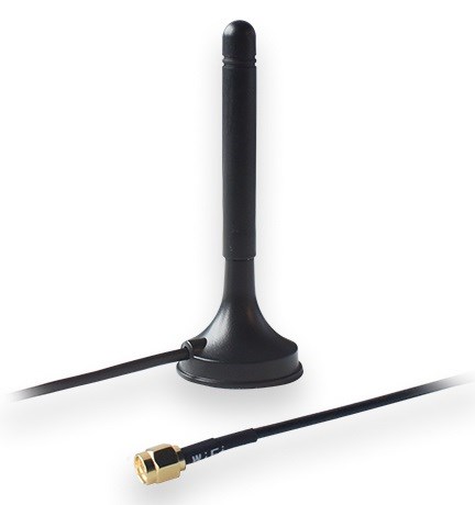 Mrežna antena TELTONIKA 003R-00287 (boja crna, polarizacija linearna, muški konektor, VSWR 1.8, frekvencijski pojas 2,4 GHz, impedancija 50 ?, dobitak 3 dBi)-0