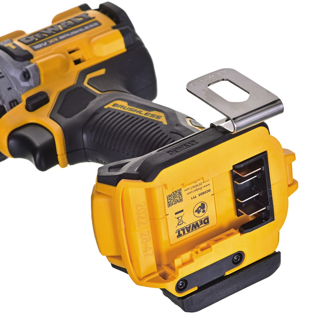 Bušilica/Aku odvijač DEWALT DCD805P2T (18V, 2x5,0Ah, u TSTAK kutiji)-8