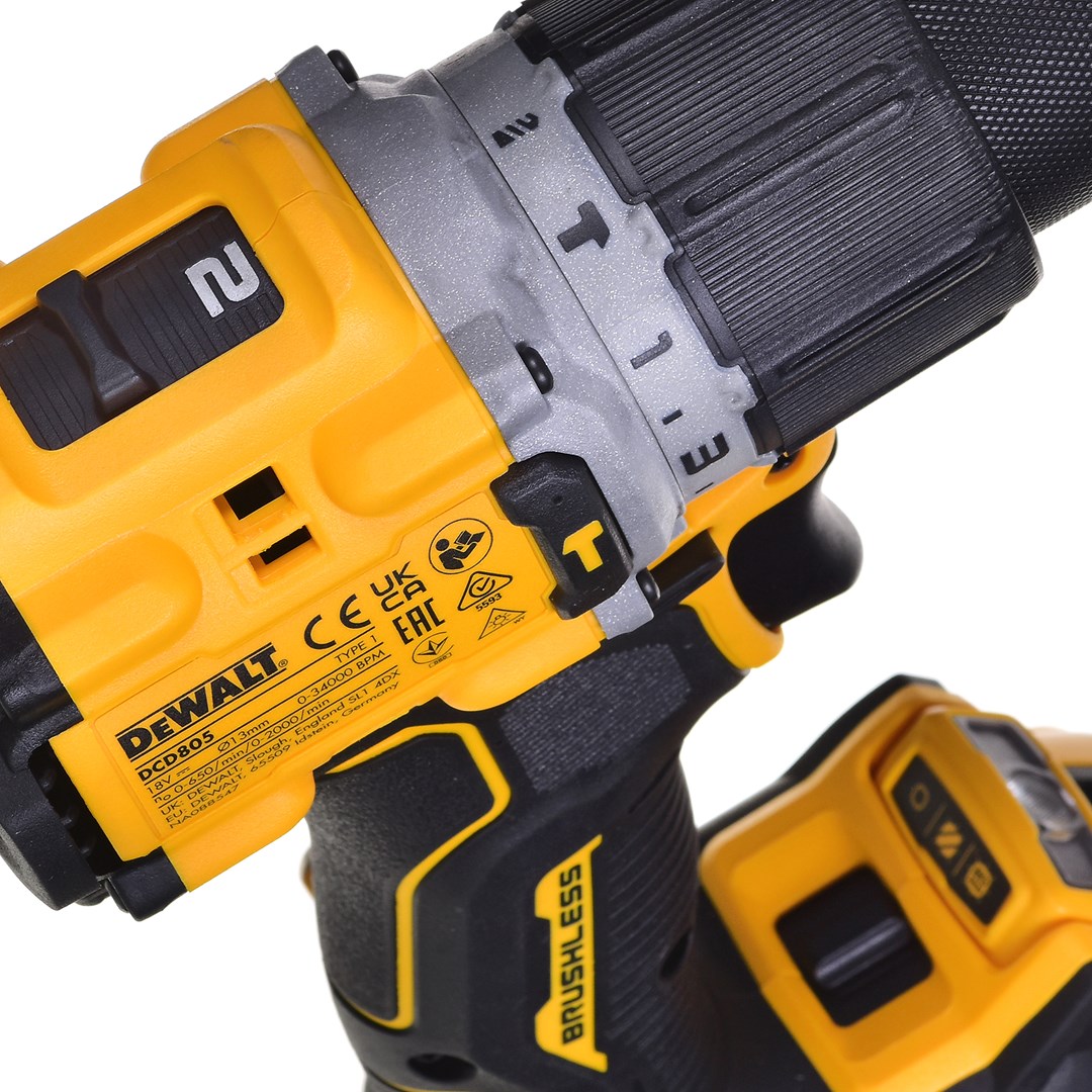 Bušilica/Aku odvijač DEWALT DCD805P2T (18V, 2x5,0Ah, u TSTAK kutiji)-4
