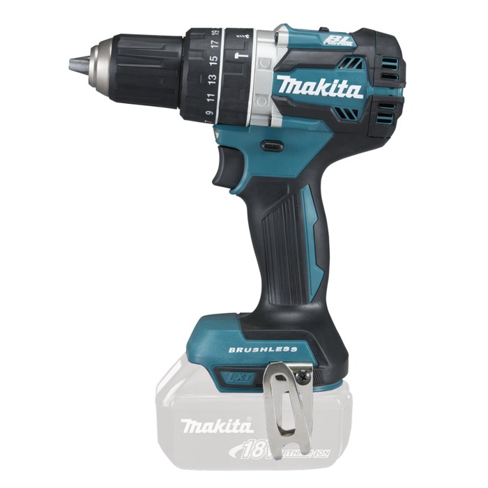 Akumulatorska udarna bušilica MAKITA DHP484Z (crna, plava, 1.6 kg)-1