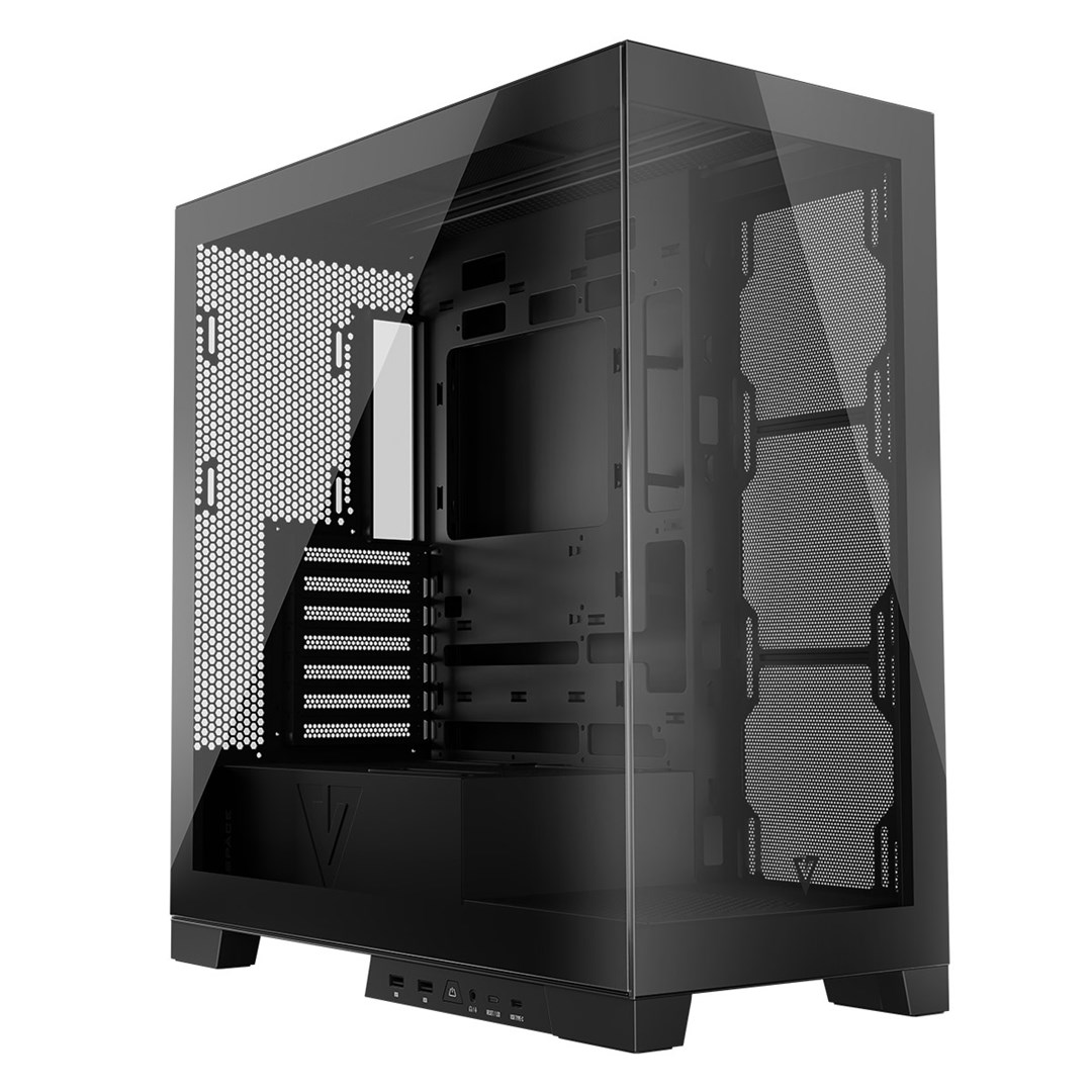 Kućište MODECOM Volcano SPACE MIDI USB 3.0 X 2 CYPE-C bijelo-0