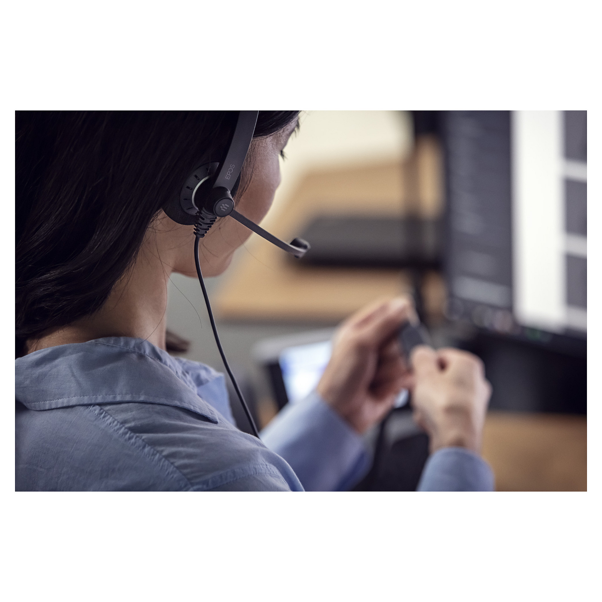 Slušalice EPOS | SENNHEISER IMPACT SC 75 (USB Type-A, Noise canceling, Binaural, 2.5 m kabel, Crne)-19