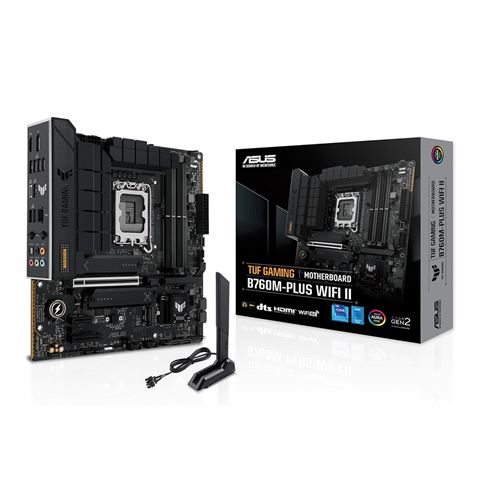 Matična ploča ASUS Intel 1700 TUF Gaming B760M-PLUS WIFI (LGA1700 Socket, micro ATX, Intel B760, DDR5)-1