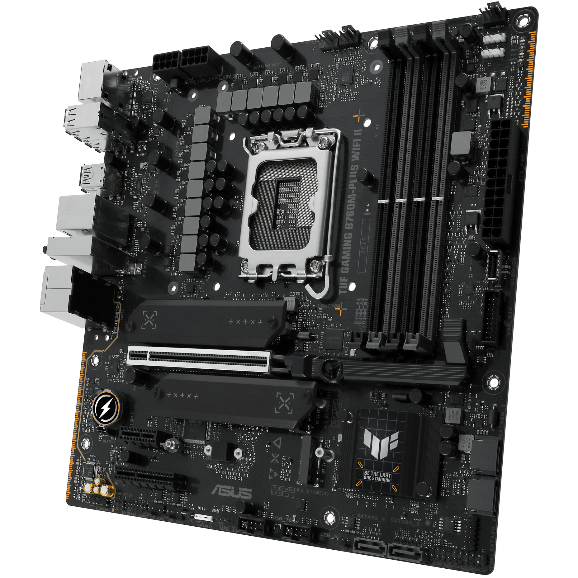 Matična ploča ASUS Intel 1700 TUF Gaming B760M-PLUS WIFI (LGA1700 Socket, micro ATX, Intel B760, DDR5)-3