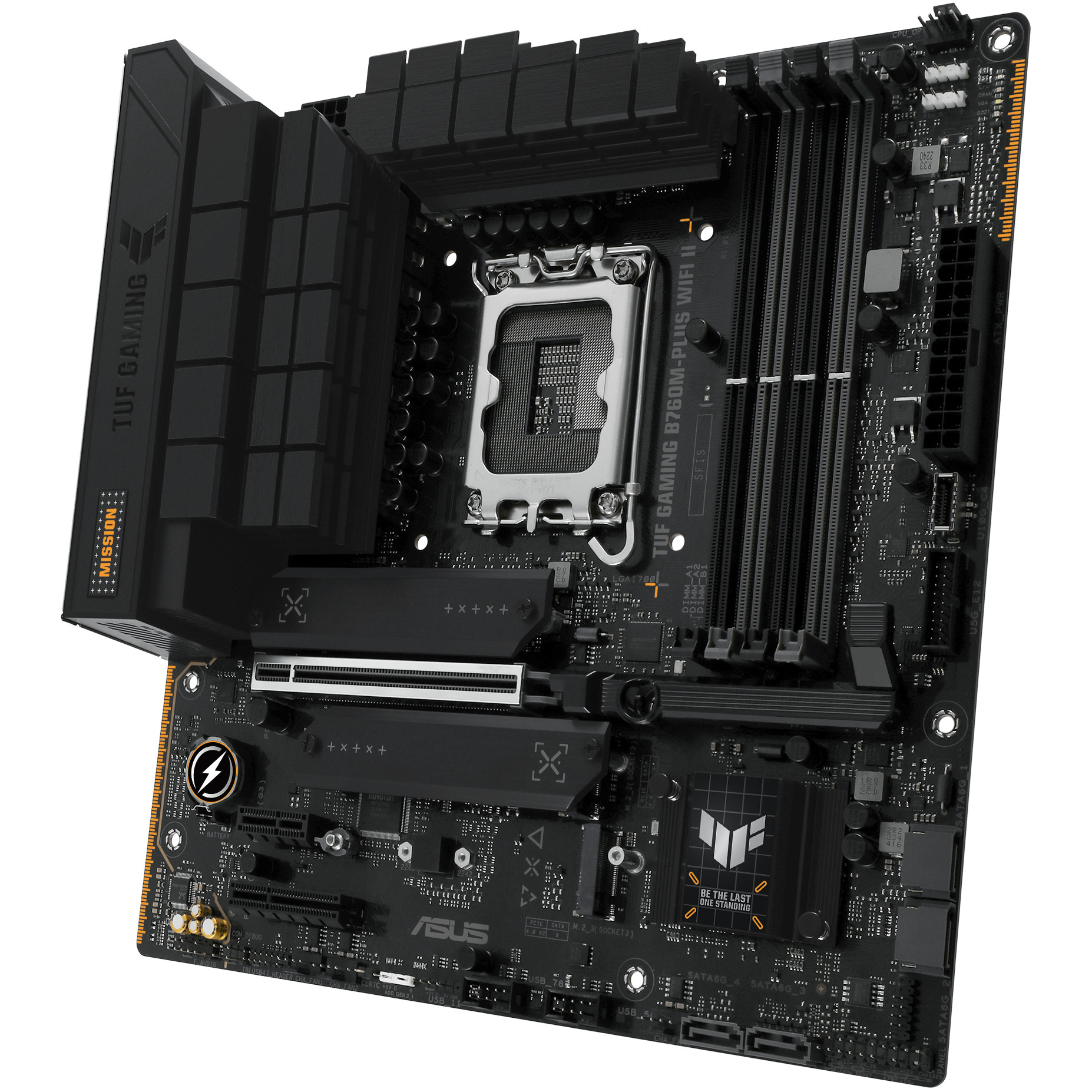 Matična ploča ASUS Intel 1700 TUF Gaming B760M-PLUS WIFI (LGA1700 Socket, micro ATX, Intel B760, DDR5)-4