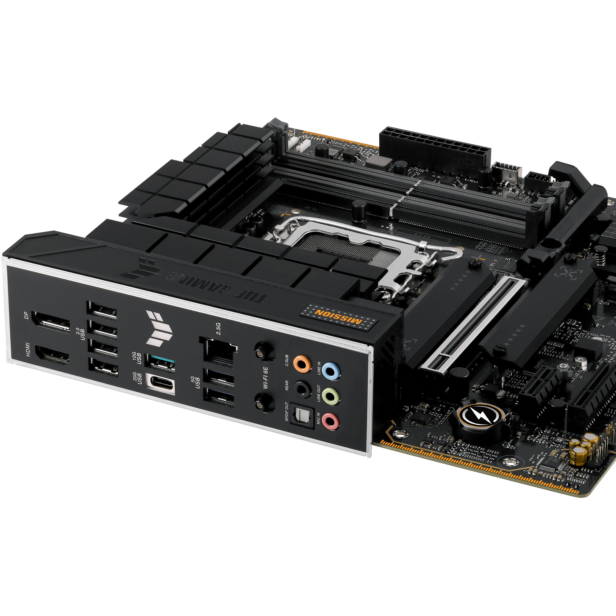 Matična ploča ASUS Intel 1700 TUF Gaming B760M-PLUS WIFI (LGA1700 Socket, micro ATX, Intel B760, DDR5)-6