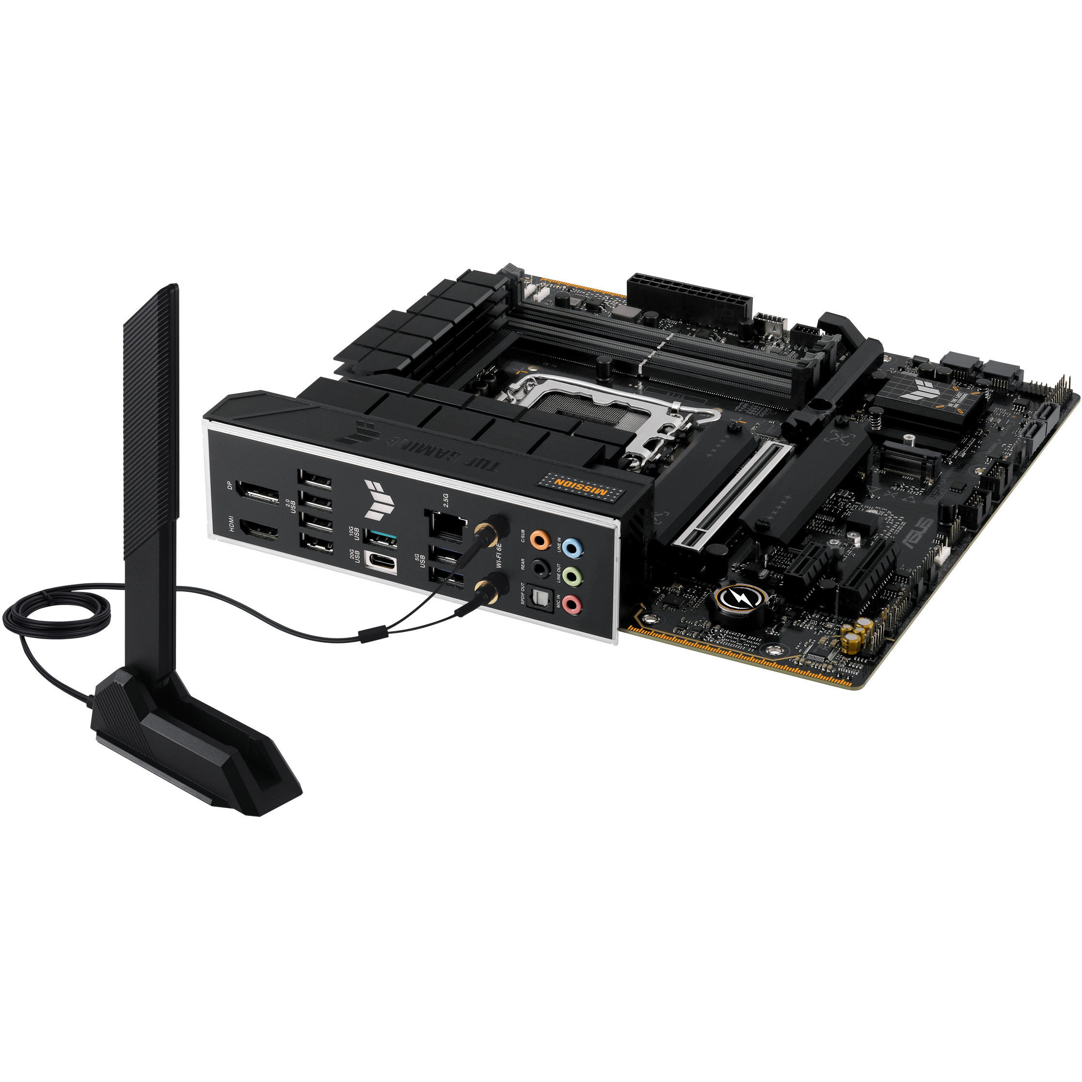 Matična ploča ASUS Intel 1700 TUF Gaming B760M-PLUS WIFI (LGA1700 Socket, micro ATX, Intel B760, DDR5)-8