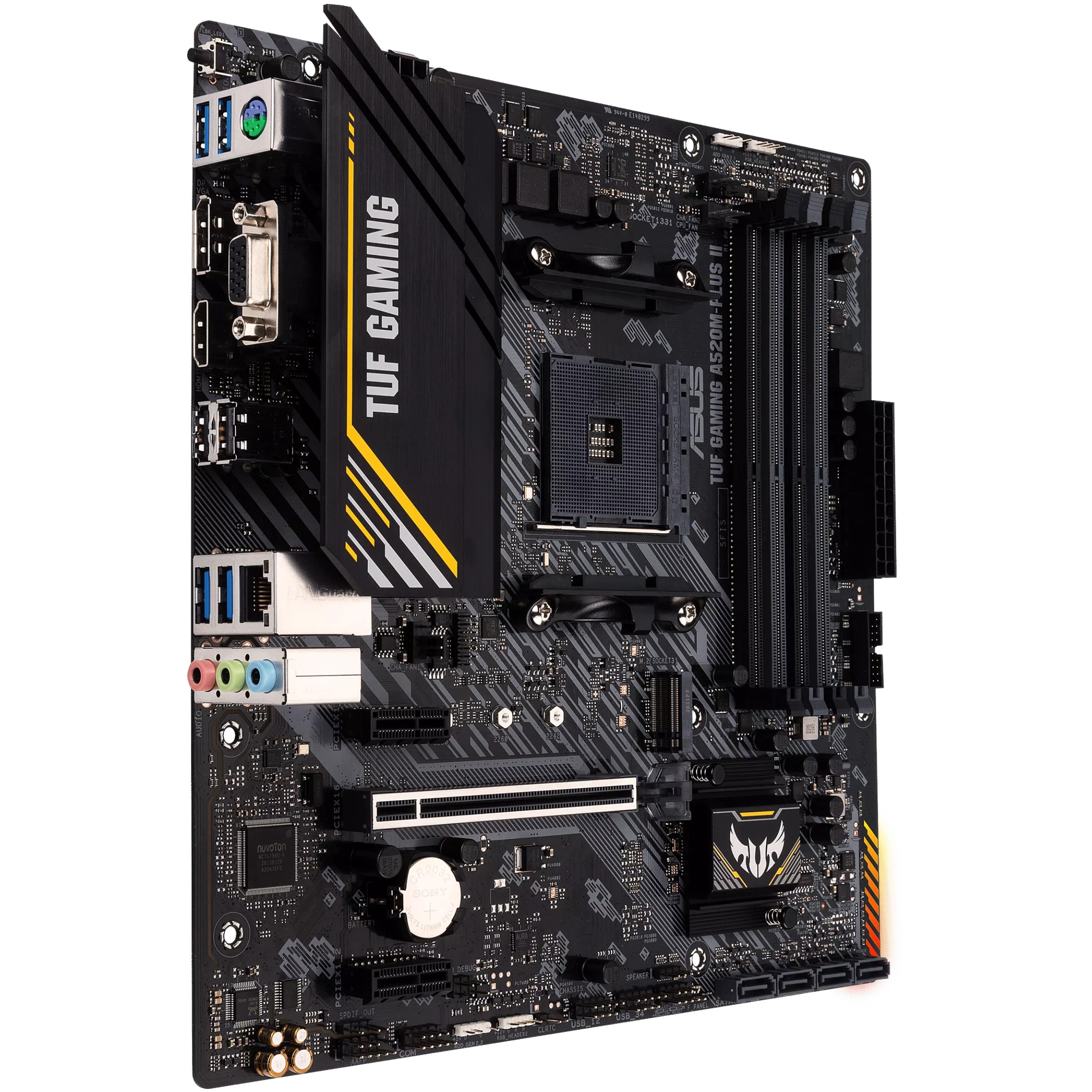 Matična ploča ASUS TUF GAMING A520M-PLUS II (micro ATX, AMD A520, Socket AM4)-12