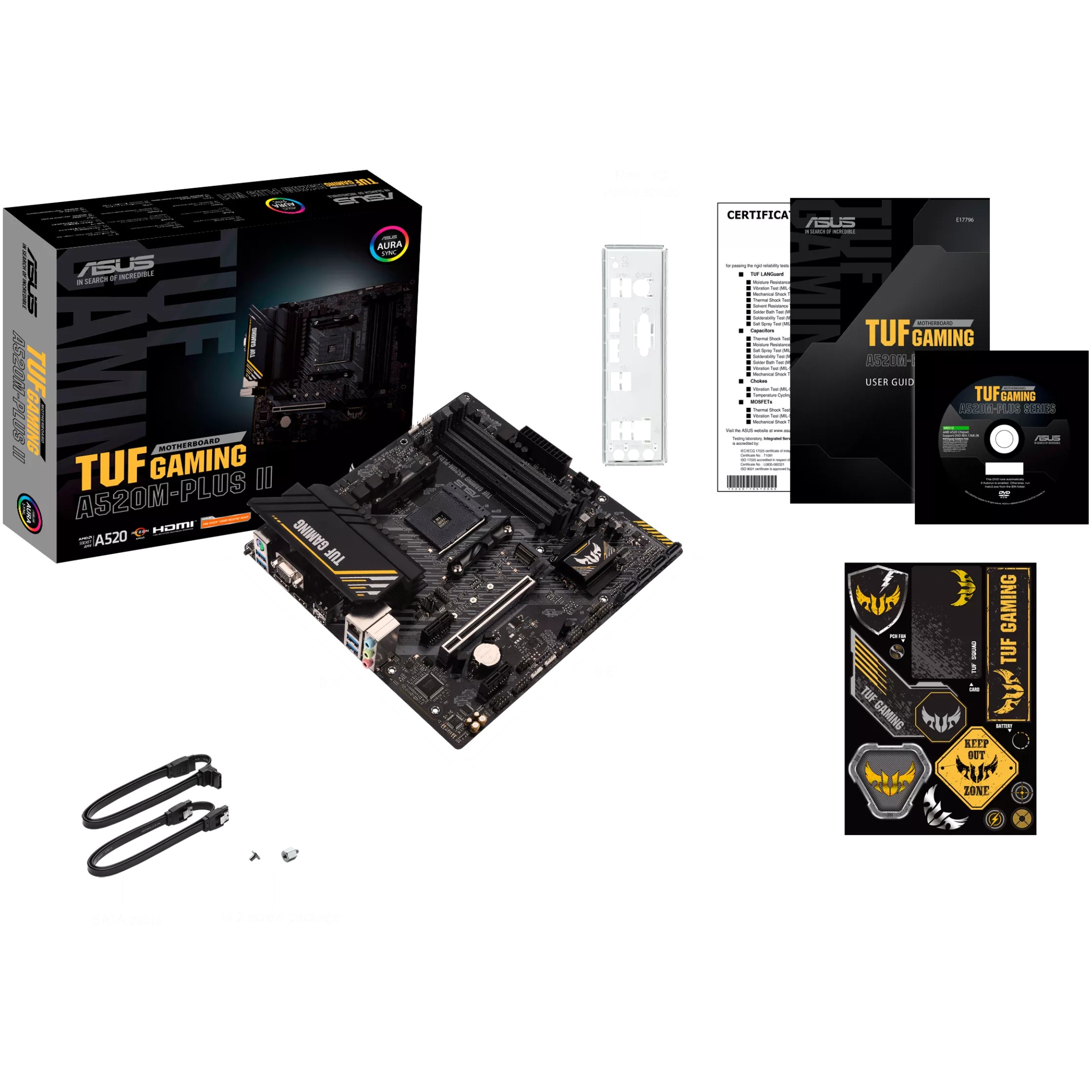 Matična ploča ASUS TUF GAMING A520M-PLUS II (micro ATX, AMD A520, Socket AM4)-15