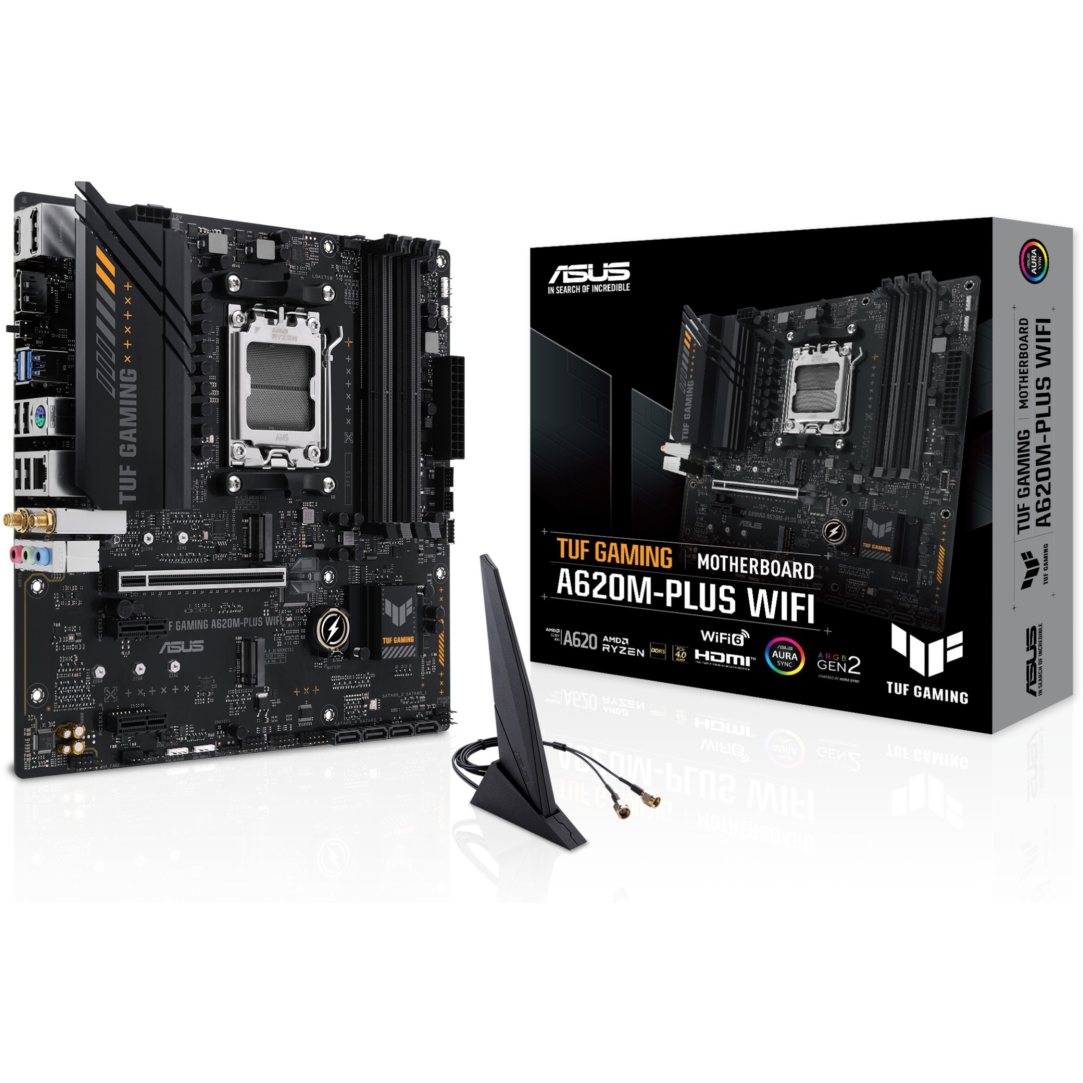 Matična ploča ASUS TUF Gaming A620M-Plus WiFi (utor AM5, AMD A620)-2