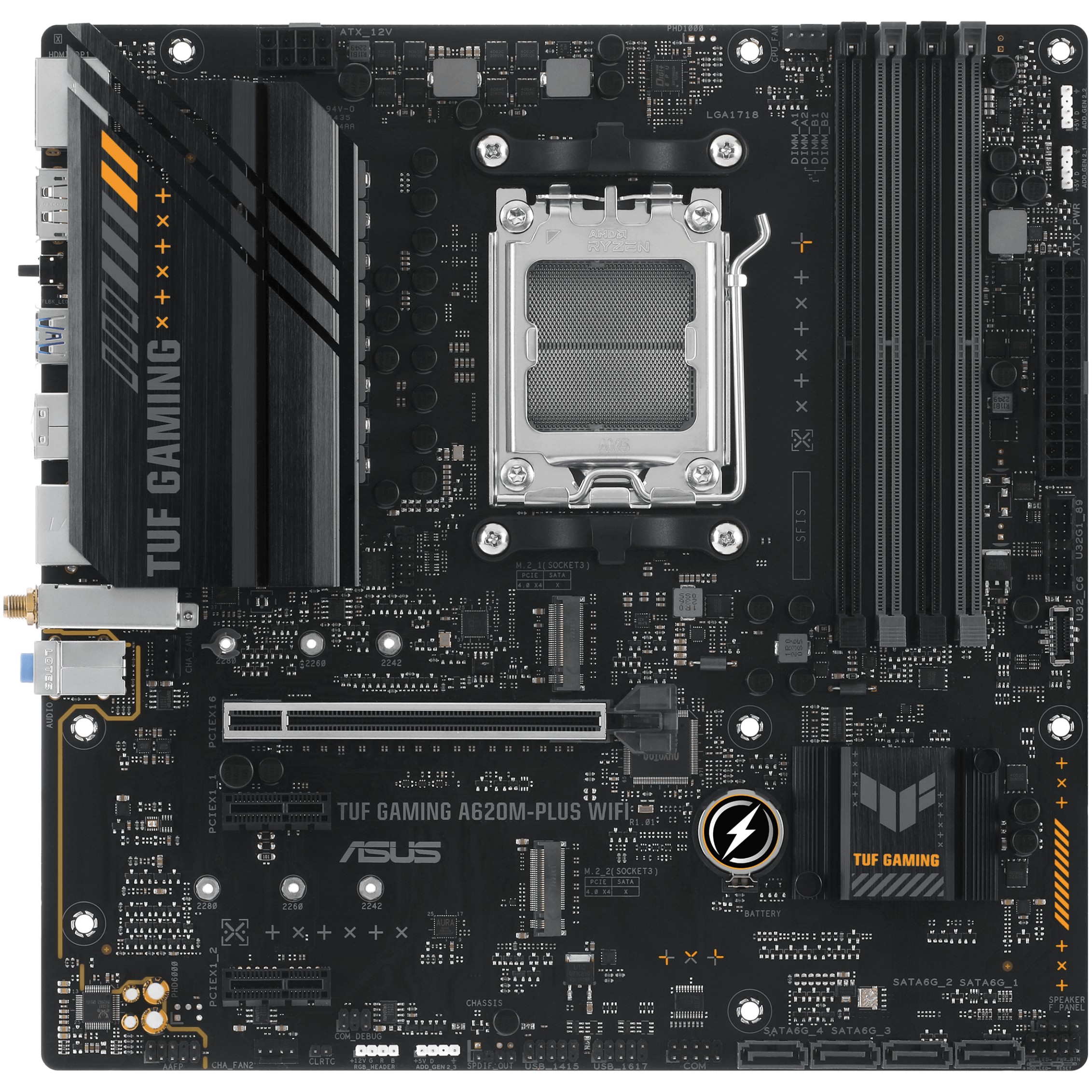 Matična ploča ASUS TUF Gaming A620M-Plus WiFi (utor AM5, AMD A620)-3