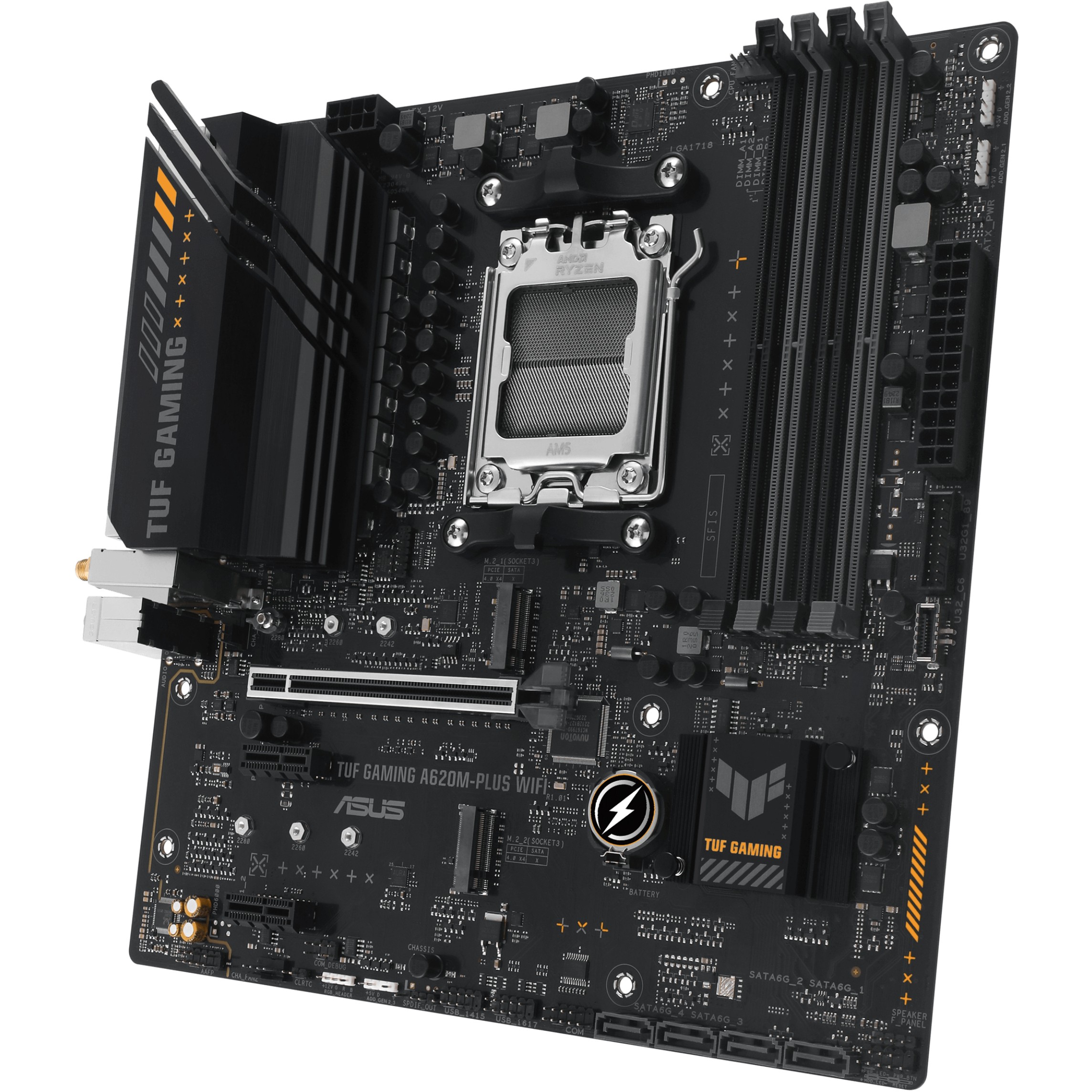 Matična ploča ASUS TUF Gaming A620M-Plus WiFi (utor AM5, AMD A620)-5