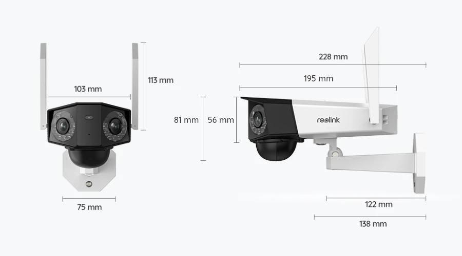 IP Kamera REOLINK Duo-Series-B750 (dvostruki objektiv, noćni vid, detekcija pokreta)-3