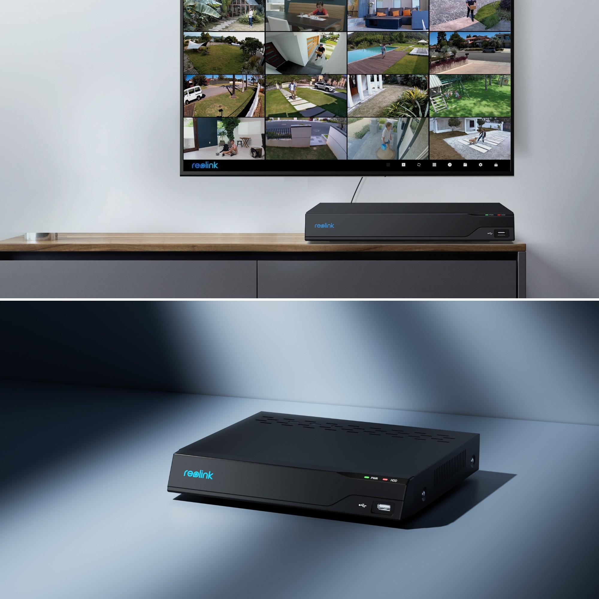Rejestrator REOLINK NVS16 (16PoE, 3TB HDD)-1