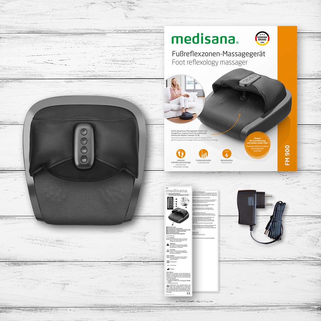 Medisana FM 900 massager Foot Black, Grey-9