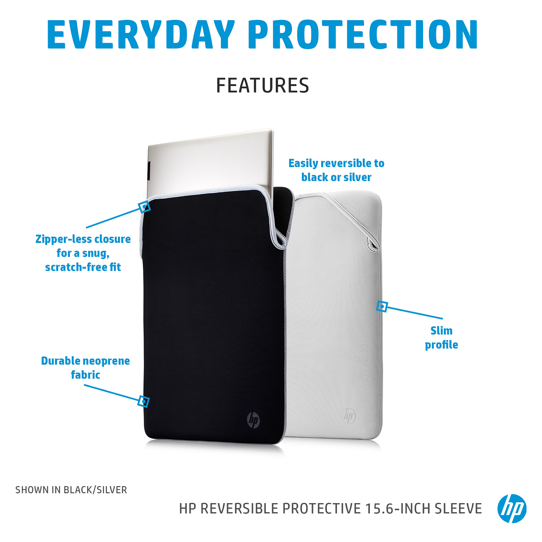 Futrola za laptop HP Reversible Protective (15.6") ljubičasta-4
