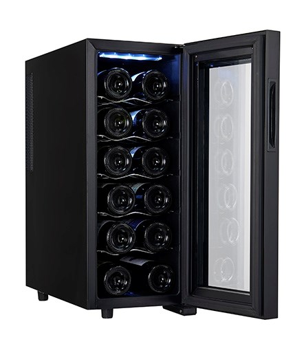 Vinska vitrina ADLER AD 8083 crna-1