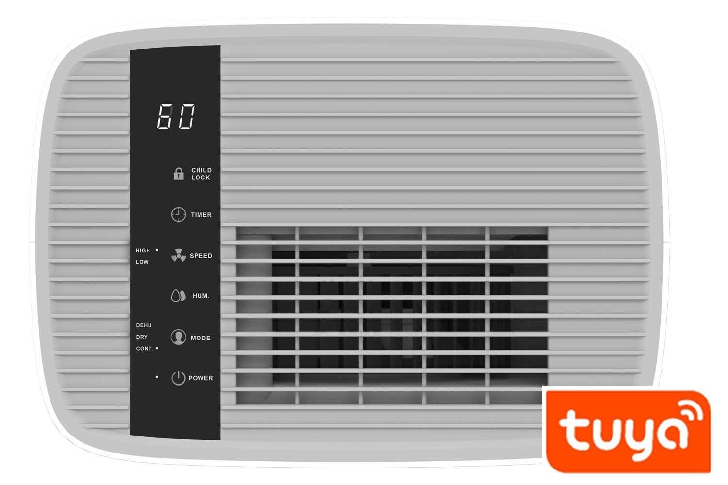 Blaupunkt ADH601 dehumidifier 2.5 L 48 dB 245 W White-0
