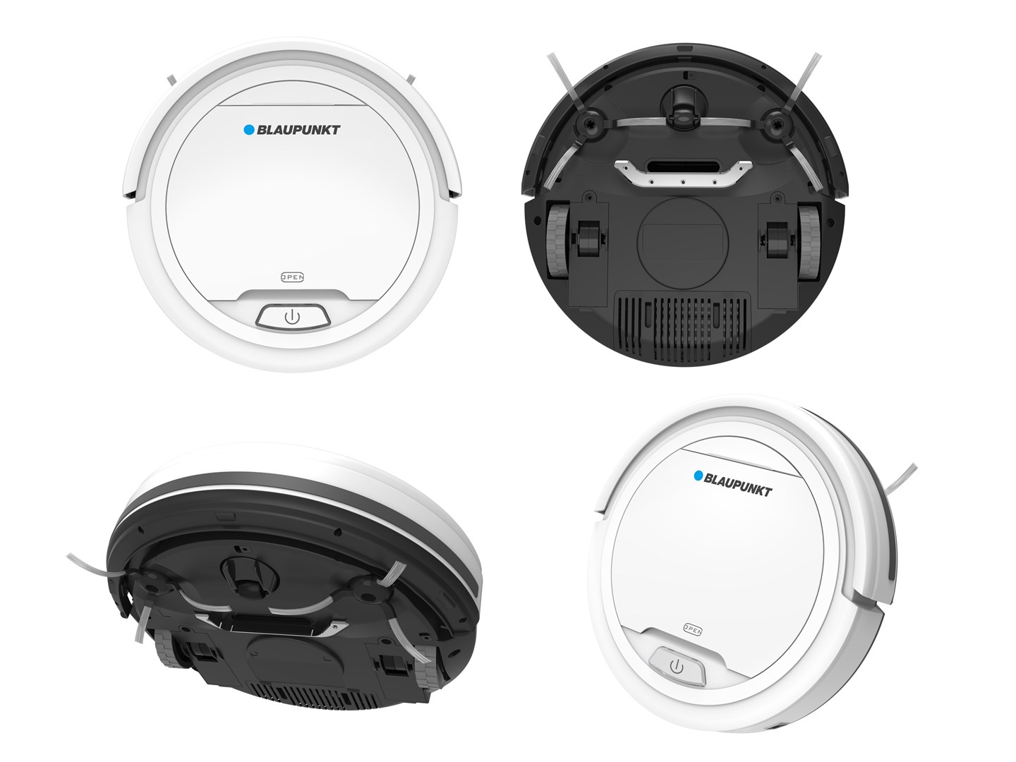 Robot usisavač BLAUPUNKT RVC201 (0.5 L, Bagless, Bijeli, 55 min rada, 5 h punjenje)-1