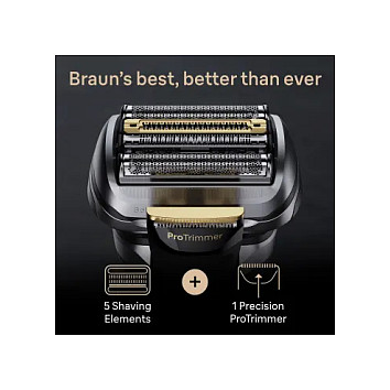 Brijaći aparat BRAUN Series 9 Pro+ 9575cc (Metalik, Wet & Dry, s trimerom)-5