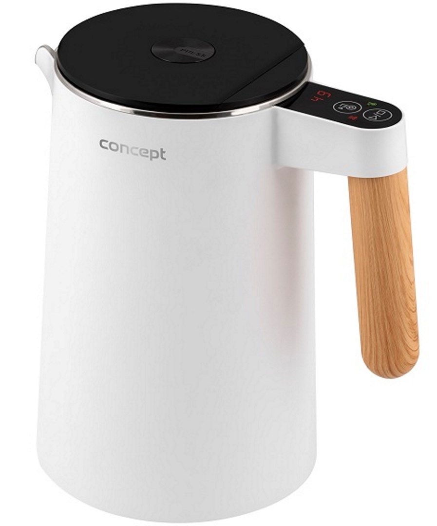 Stainless Steel Kettle White 1.5 l Salt & Pepper Concept RK3300-5